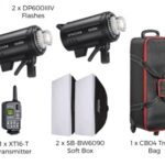 Godox DP600IIIV Studio Strobe LED Modelling Lamp (2-Light Kit)