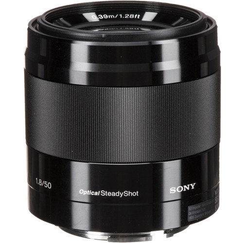 Sony E Mount 50mm F1.8 OSS APS-C Lens (SEL50F18)